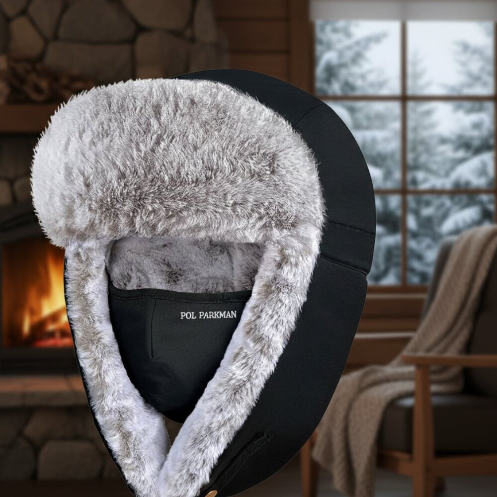 Winter Trapper Hat for Men Women, Russian Aviator Warm Cold